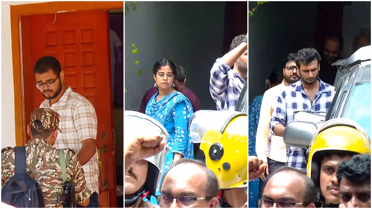 മാസപ്പടി കേസ്: പിണറായി വിജയന്റെ കണ്ണൂരിലെ വീട്ടിലും മുഹമ്മദ് റിയാസിന്റെ കോഴിക്കോട്ടെ വീട്ടിലും ഇഡി പരിശോധന പൂർത്തിയായി; റിയാസിന്റെ വീടിന് മുന്നിൽ വാഹനം തടഞ്ഞ് പ്രതിഷേധം
