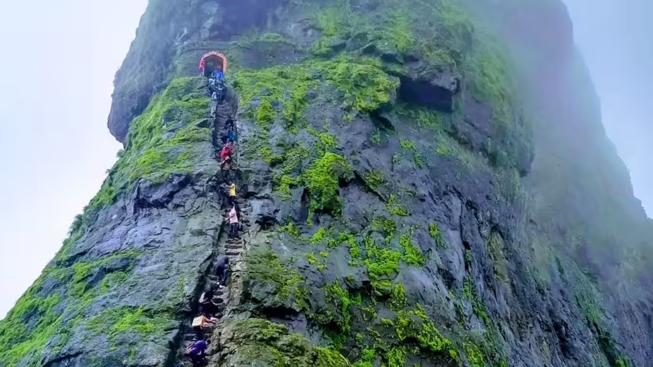 താഴെ അഗാധമായ താഴ്‌വര, മുന്നിൽ ചെങ്കുത്തായ പാറ; ഹരിഹർ കോട്ട നിങ്ങളെ കാത്തിരിക്കുന്നു!