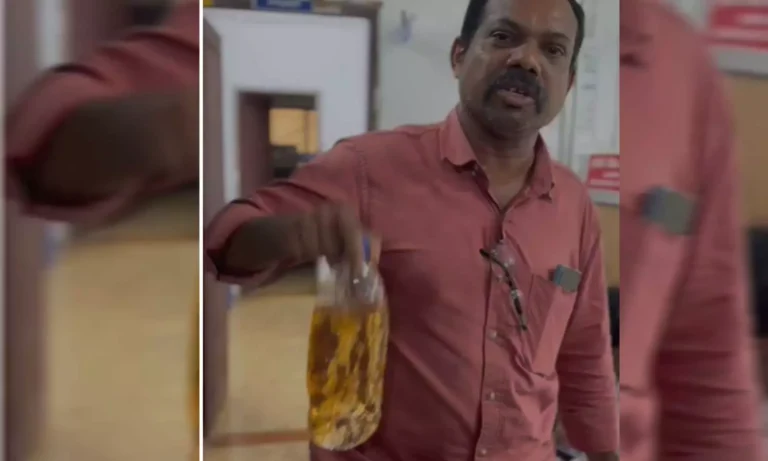 വീട്ടിലേക്ക് വഴി ലഭിക്കുന്നില്ല: പഞ്ചായത്ത് ഓഫീസിൽ പെട്രോൾ കുപ്പിയുമായി കുടുംബത്തിന്റെ ആത്മഹത്യാ ഭീഷണി